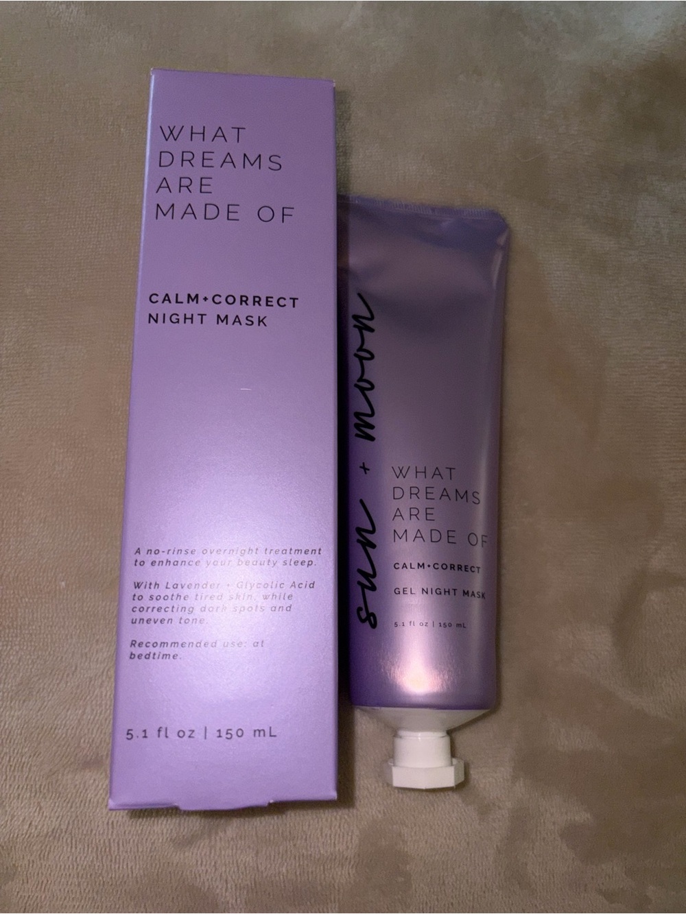 Sun n Moon What Dreams Are Made Of-Calm & Correct Night Mask Full Size(5.1 oz)